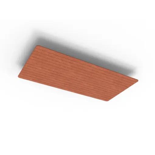 Acouline Span V Groove Ascend ceiling panel, 2400mm x 1200mm, Ember