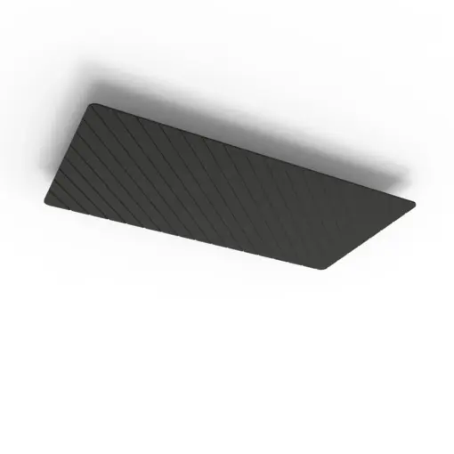 Acouline Span V Groove Glide ceiling panel, 2400mm x 1200mm, Coal