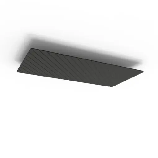 Acouline Span V Groove Glide ceiling panel, 2400mm x 1200mm, Coal