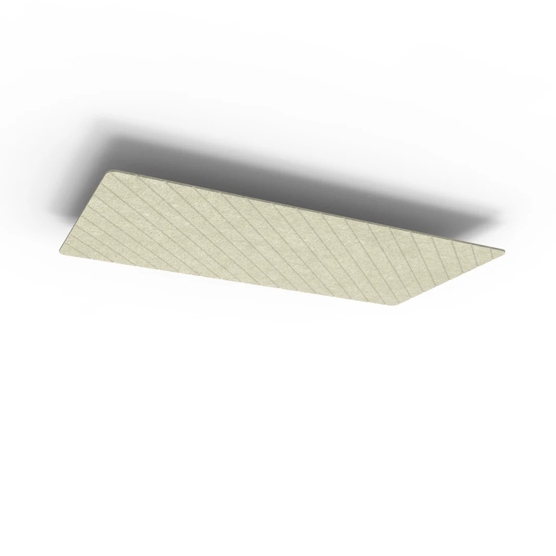 Acouline Span V Groove Glide ceiling panel, 2400mm x 1200mm, Moss