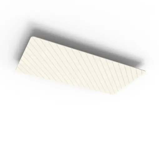 Acouline Span V Groove Glide ceiling panel, 2400mm x 1200mm, Frost