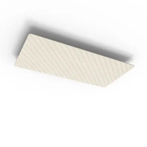 Acouline Span V Groove Glide ceiling panel, 2400mm x 1200mm, Mist