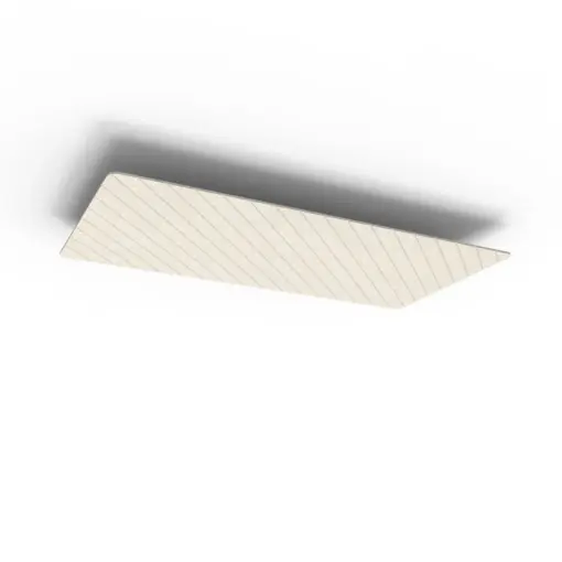 Acouline Span V Groove Glide ceiling panel, 2400mm x 1200mm, Mist