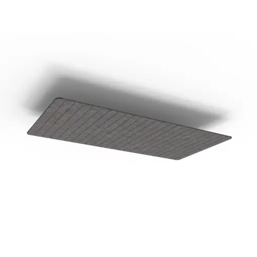 Acouline Span V Groove Horizon ceiling panel, 2400mm x 1200mm, Char