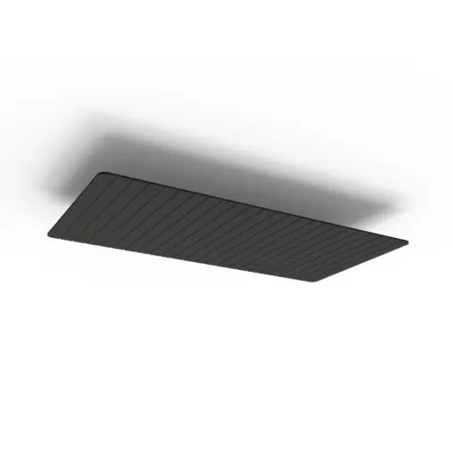 Acouline Span V Groove Horizon ceiling panel, 2400mm x 1200mm, Coal