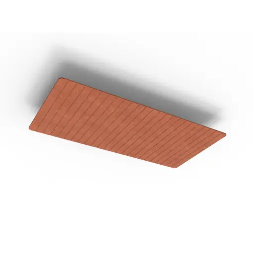 Acouline Span V Groove Horizon ceiling panel, 2400mm x 1200mm, Ember