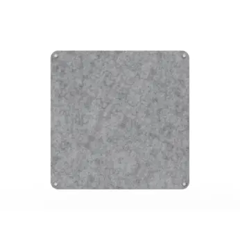 Acouline frameless acoustic pinboard, 1200mm W x 1200mm H, Flint