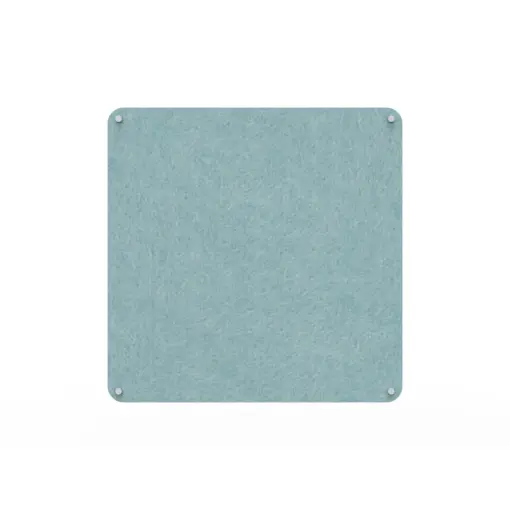 Acouline frameless acoustic pinboard, 1200mm W x 1200mm H, Stream