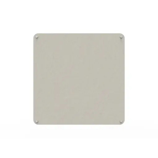 Acouline frameless acoustic pinboard, 1200mm W x 1200mm H, Frost
