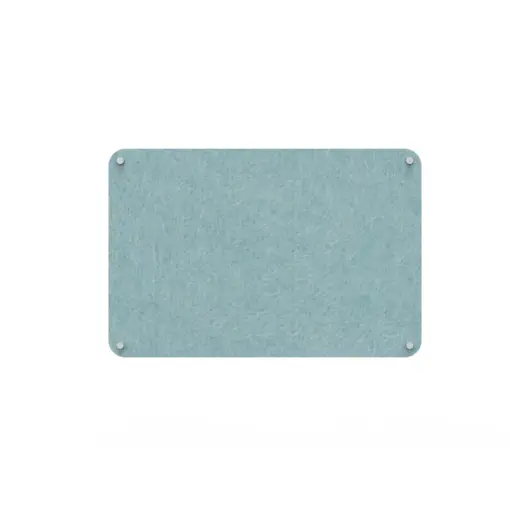 Acouline frameless acoustic pinboard, 1200mm W x 900mm H, Stream