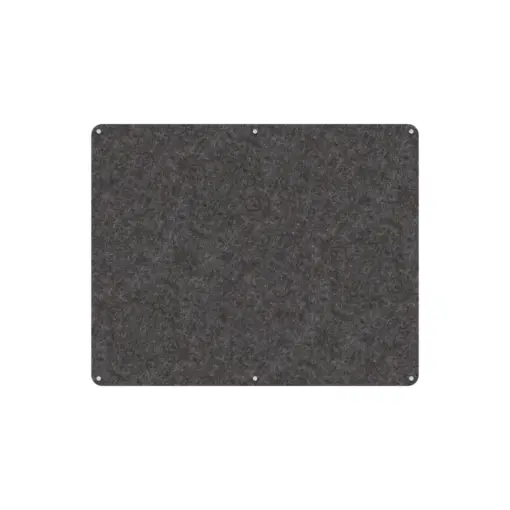 Acouline frameless acoustic pinboard, 1500mm W x 1200mm H, Char