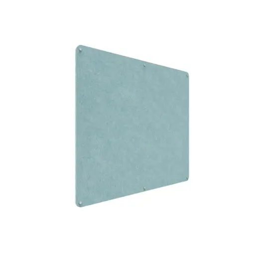 Acouline frameless acoustic pinboard, 1500mm W x 1200mm H, Stream