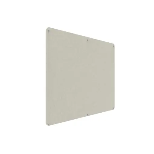 Acouline frameless acoustic pinboard, 1500mm W x 1200mm H, Frost