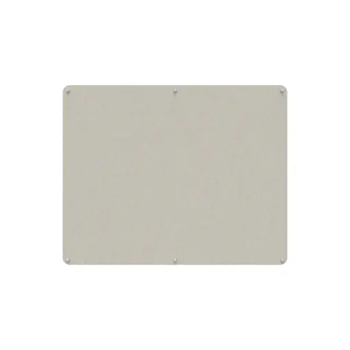 Acouline frameless acoustic pinboard, 1500mm W x 1200mm H, Frost