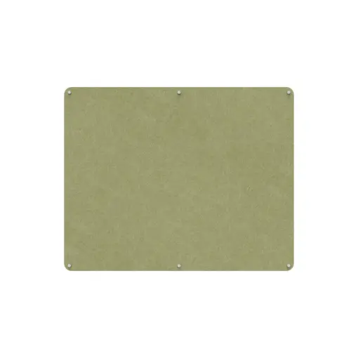 Acouline frameless acoustic pinboard, 1500mm W x 1200mm H, Fern