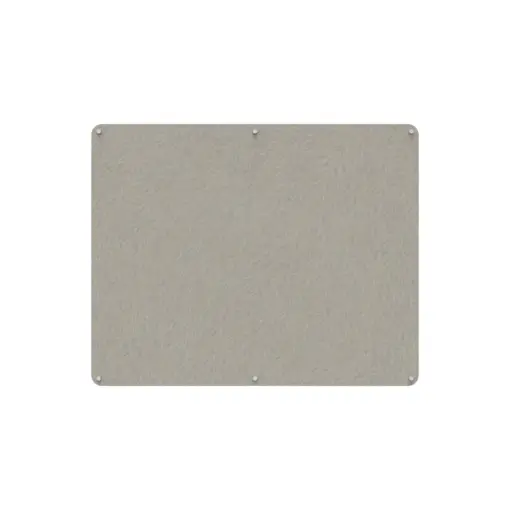 Acouline frameless acoustic pinboard, 1500mm W x 1200mm H, Mist