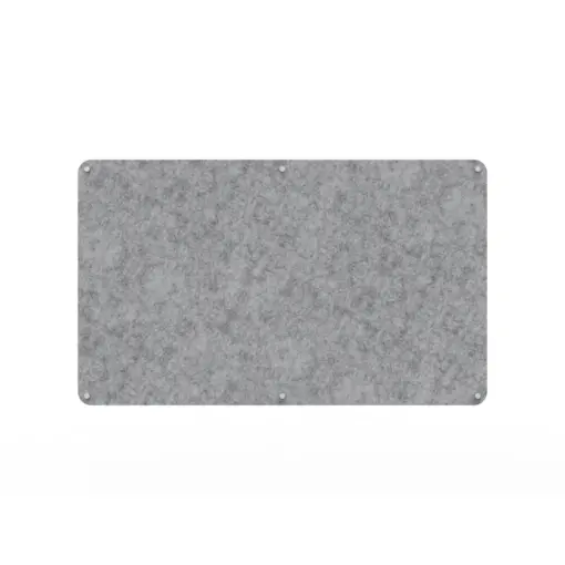 Acouline frameless acoustic pinboard, 1500mm W x 900mm H, Flint