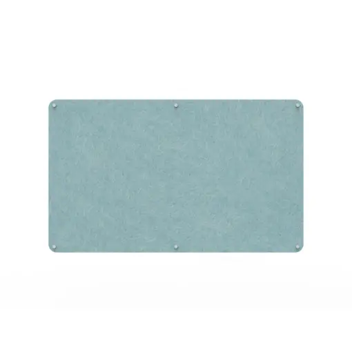 Acouline frameless acoustic pinboard, 1500mm W x 900mm H, Stream