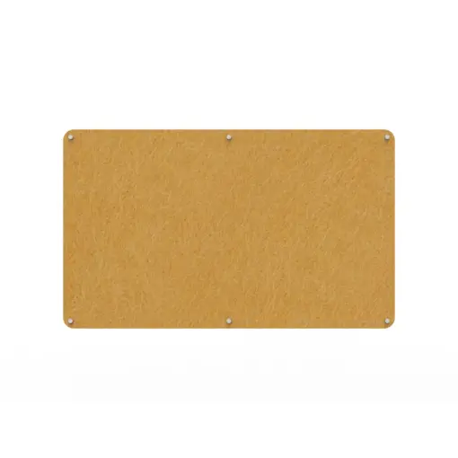Acouline frameless acoustic pinboard, 1500mm W x 900mm H, Reed