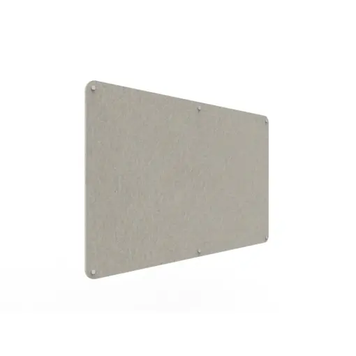 Acouline frameless acoustic pinboard, 1500mm W x 900mm H, Mist