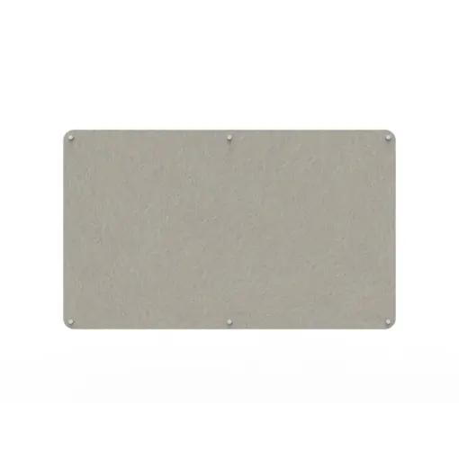 Acouline frameless acoustic pinboard, 1500mm W x 900mm H, Mist