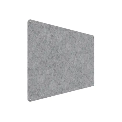 Acouline frameless acoustic pinboard, 1800mm W x 1200mm H, Flint