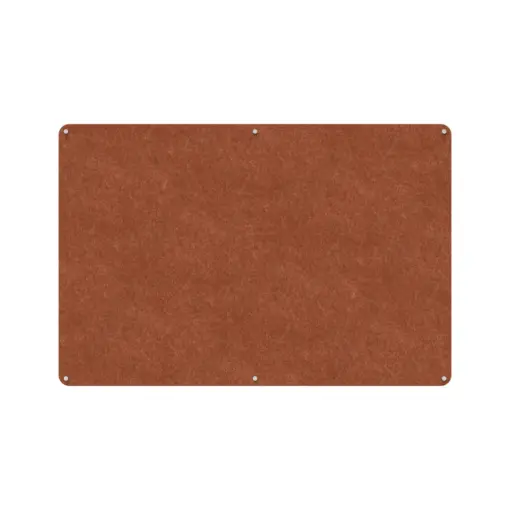 Acouline frameless acoustic pinboard, 1800mm W x 1200mm H, Ember
