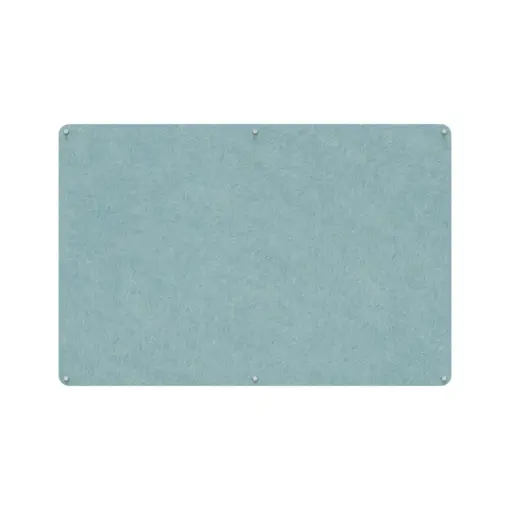 Acouline frameless acoustic pinboard, 1800mm W x 1200mm H, Stream