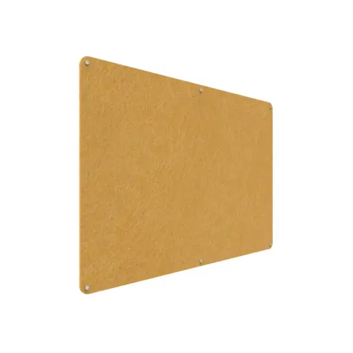Acouline frameless acoustic pinboard, 1800mm W x 1200mm H, Reed