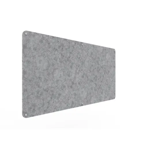 Acouline frameless acoustic pinboard, 1800mm W x 900mm H, Flint