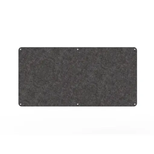 Acouline frameless acoustic pinboard, 1800mm W x 900mm H, Char