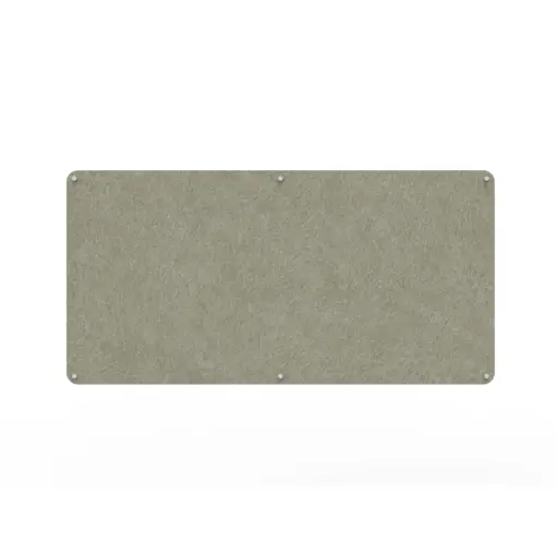 Acouline frameless acoustic pinboard, 1800mm W x 900mm H, Moss