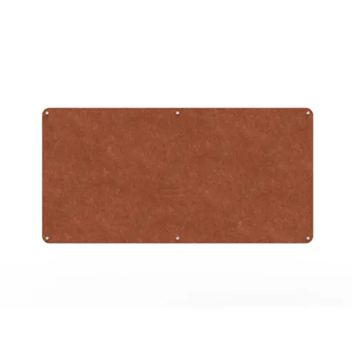 Acouline frameless acoustic pinboard, 1800mm W x 900mm H, Ember