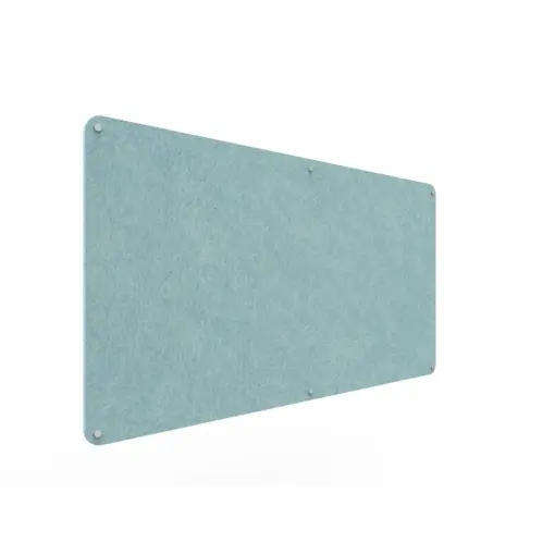 Acouline frameless acoustic pinboard, 1800mm W x 900mm H, Stream