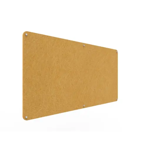 Acouline frameless acoustic pinboard, 1800mm W x 900mm H, Reed