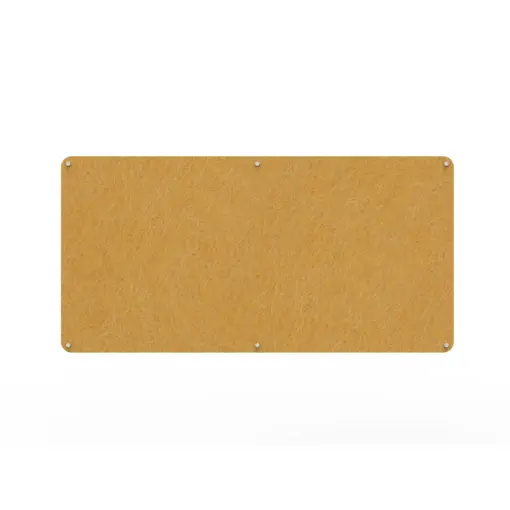 Acouline frameless acoustic pinboard, 1800mm W x 900mm H, Reed