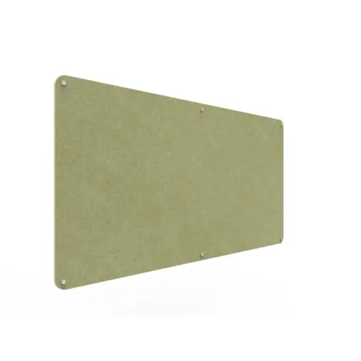 Acouline frameless acoustic pinboard, 1800mm W x 900mm H, Fern