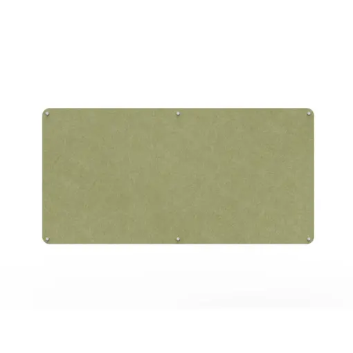 Acouline frameless acoustic pinboard, 1800mm W x 900mm H, Fern