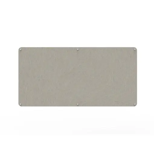 Acouline frameless acoustic pinboard, 1800mm W x 900mm H, Mist