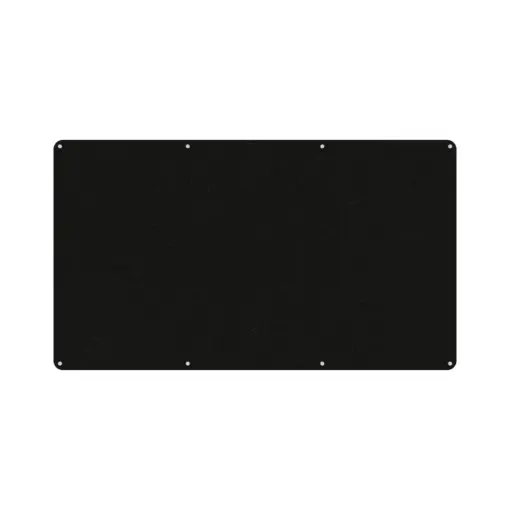 Acouline frameless acoustic pinboard, 2100mm W x 1200mm H, Coal