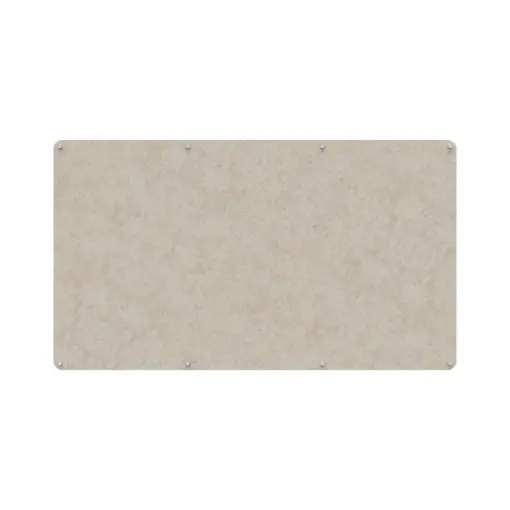 Acouline frameless acoustic pinboard, 2100mm W x 1200mm H, Truffle