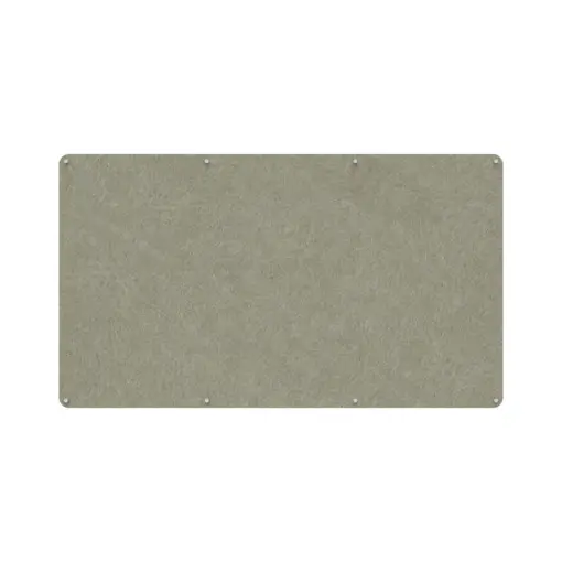 Acouline frameless acoustic pinboard, 2100mm W x 1200mm H, Moss