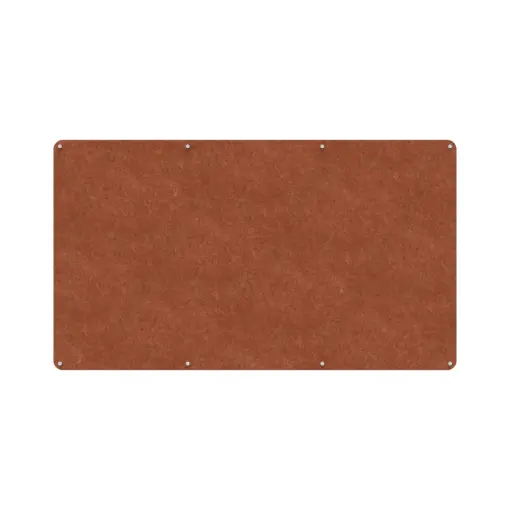 Acouline frameless acoustic pinboard, 2100mm W x 1200mm H, Ember