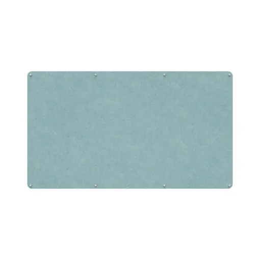 Acouline frameless acoustic pinboard, 2100mm W x 1200mm H, Stream