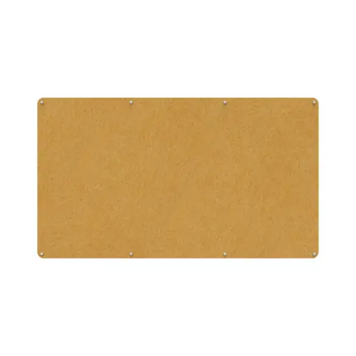 Acouline frameless acoustic pinboard, 2100mm W x 1200mm H, Reed