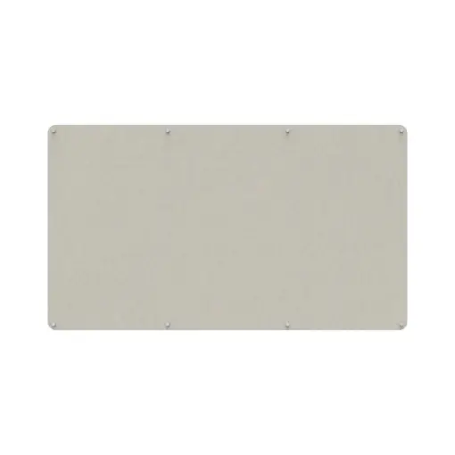 Acouline frameless acoustic pinboard, 2100mm W x 1200mm H, Frost
