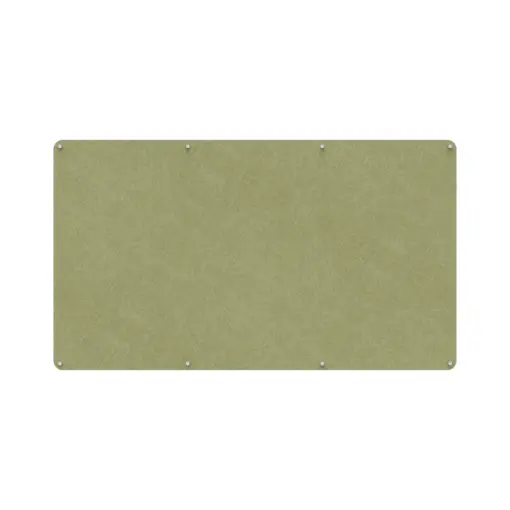 Acouline frameless acoustic pinboard, 2100mm W x 1200mm H, Fern