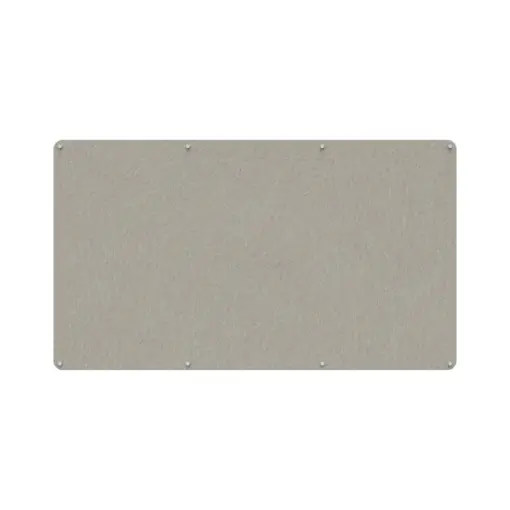 Acouline frameless acoustic pinboard, 2100mm W x 1200mm H, Mist