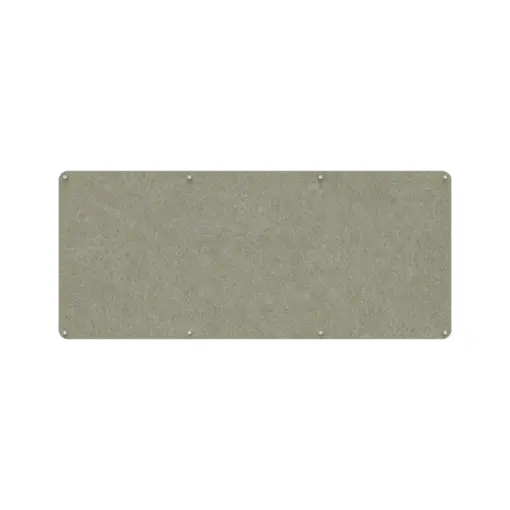 Acouline frameless acoustic pinboard, 2100mm W x 900mm H, Moss