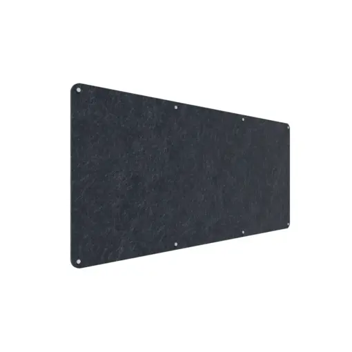 Acouline frameless acoustic pinboard, 2100mm W x 900mm H, Lake